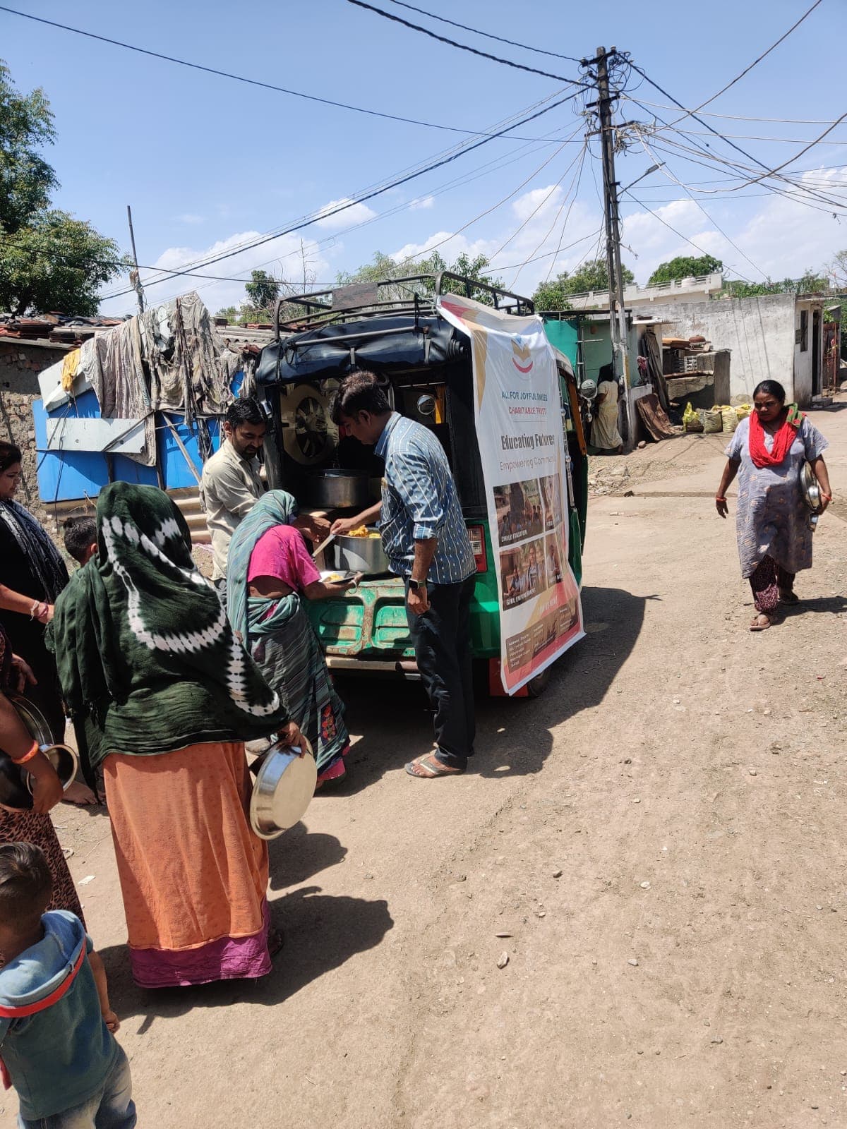 AFJS Trust food drive in the community